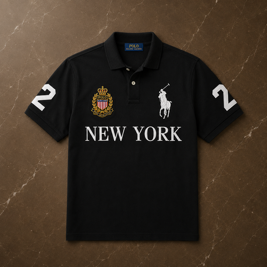 NEW YORK BLACK POLO