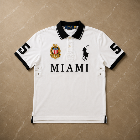 MIAMI WHITE POLO