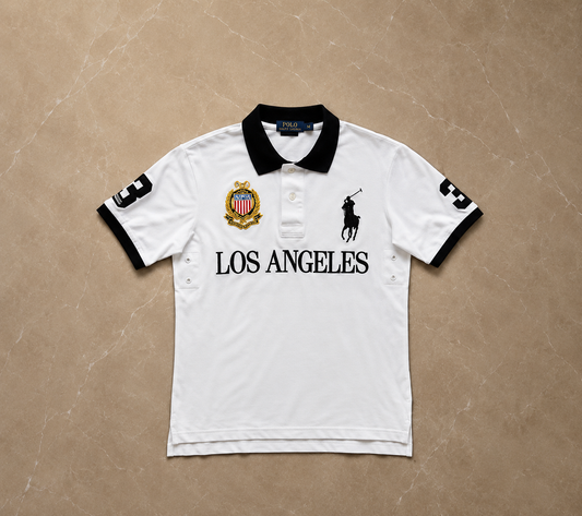 LOS ANGELES WHITE POLO